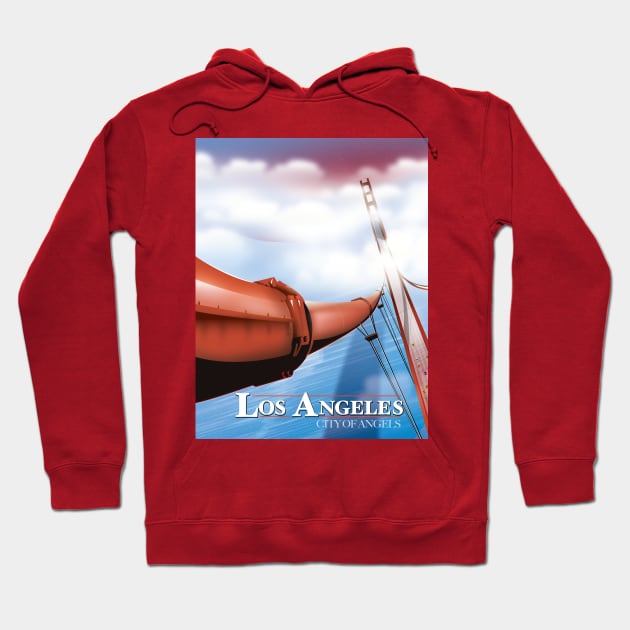 Los Angeles City of Angels. Hoodie by nickemporium1